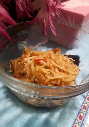 Foto resep Tumis Pepaya Muda Teri