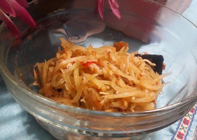 Cara membuat Tumis Pepaya Muda Teri Cara membuat Tumis Pepaya Muda Teri