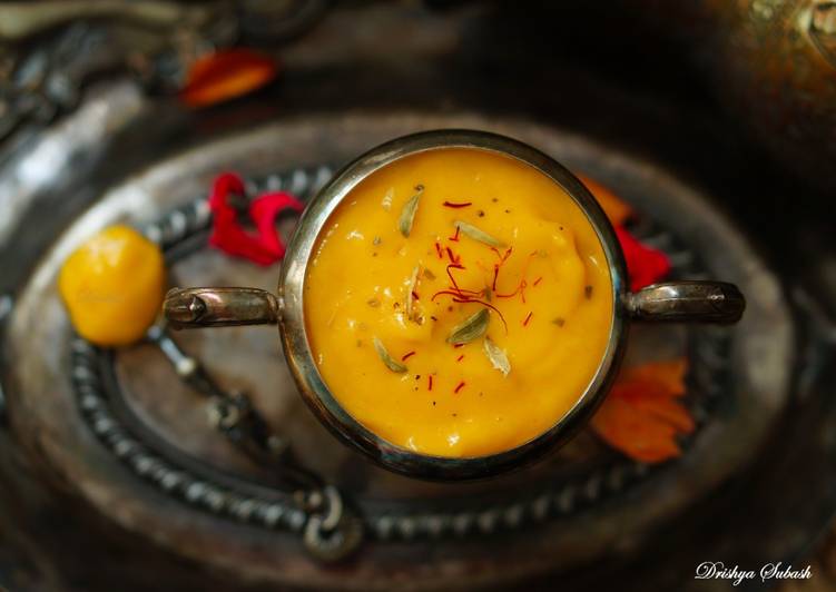 Creamy sweetened Aamras