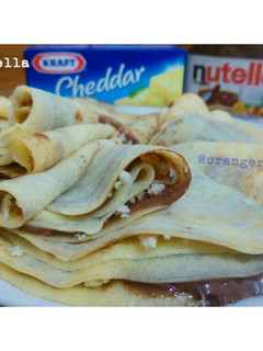 Foto resep Crepes Nutella Cheese