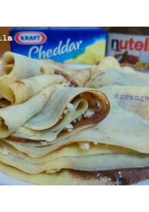 Foto resep Crepes Nutella Cheese