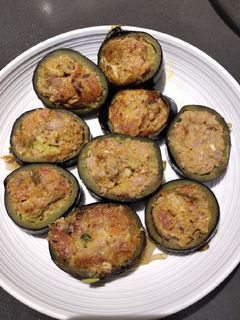 A picture of Stuffed Eggplant.