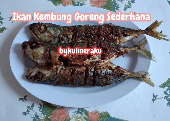 Ikan kembung goreng sederhana