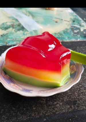 Foto resep Jelly semangka enak polll