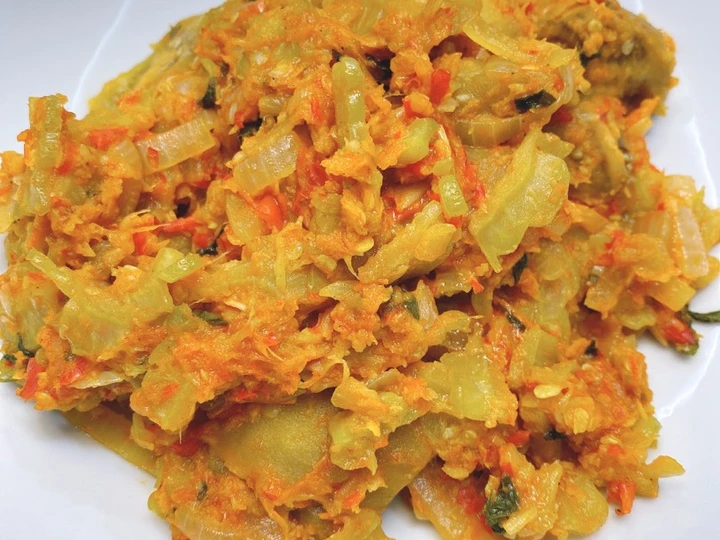 Langkah Mudah untuk Membikin Resep Pare terong tumis cabe Vegan yang Lezat Anti Ribet, Mantap