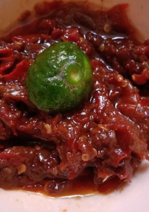 Foto resep Sambel terasi simpel
