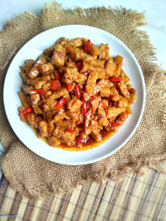 Foto resep Oreg Tempe Pedas Manis Gurih