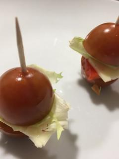 Una foto de Mini-hamburguesa vegetariana