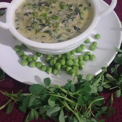 Methi Malai Matar A picture of Methi Malai Matar.