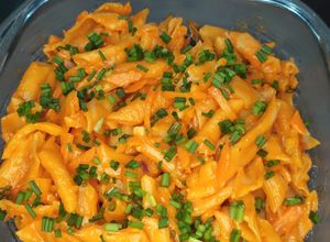 Una foto de One pot pasta vegetariano
