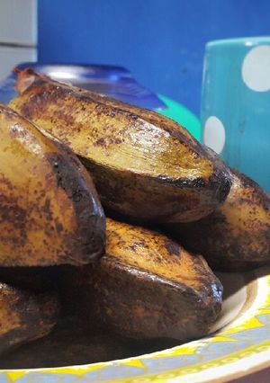 Foto resep Pisang Batu Abuih (pisang Kepok Rebus)