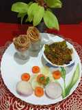 Tondli Peanut Masala Dry Sabji With Paratha