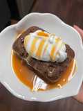 Hojicha sticky date pudding