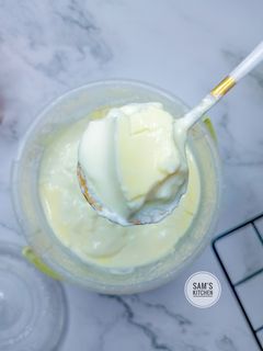 Homemade organic yoghurt ainihin hoton girkin