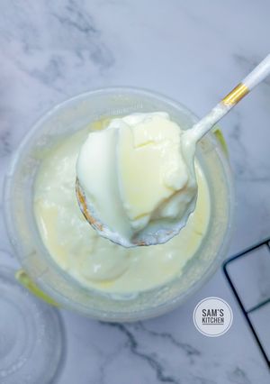 Homemade organic yoghurt ainihin hoton girkin