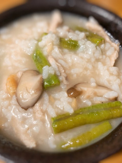 菜豆鹹稀飯 的食譜成品照片