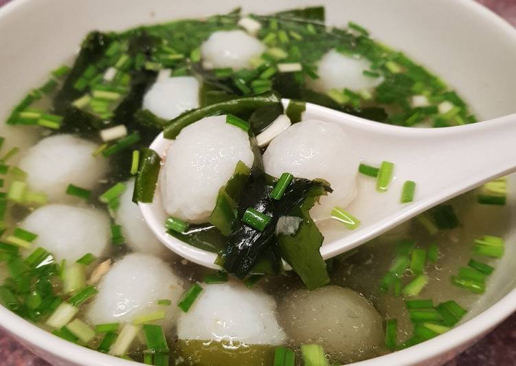 Sop Baso Rumput Laut