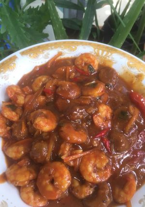 Foto resep Udang saos asam pedas manis