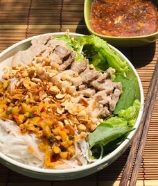 mắm nêm bún đậu