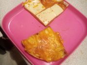 A picture of tortilla pizza