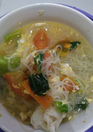 Foto resep Bihun Kuah Sayur