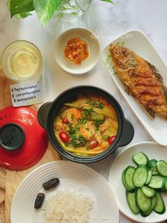 Gambar Udang Masak Lemak Cili Padi Negeri Sembilan#phopbylinimohd#menuberbuka