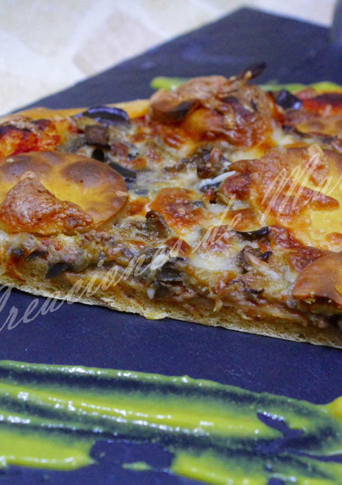 Una foto de Pizza Vegana