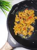 Udang krispi saus telur asin