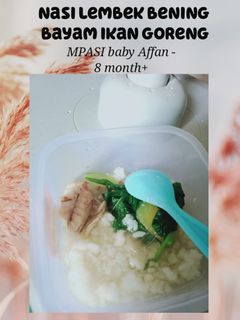 Foto resep MPASI bening bayam ikan goreng