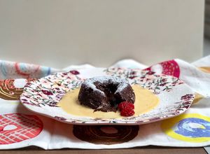 Una foto de Volcán de chocolate para 1
