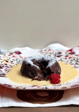 Una foto de Volcán de chocolate para 1
