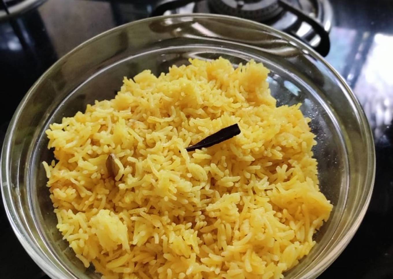 Coconut rice made with coconut milk