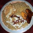 Indomie with suya