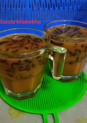 Foto resep Es Capcin (cappucino cincau) tanpa es batu