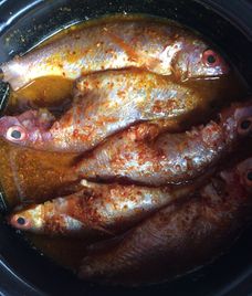 cá phèn kho nghệ