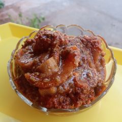 Nimbu mirchi ka aachaar A picture of Nimbu mirchi ka aachaar.
