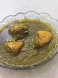 Green chicken