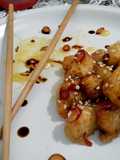 Pollo rebozado con salsa de piña 🇨🇳