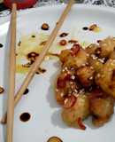 Pollo rebozado con salsa de piña 🇨🇳