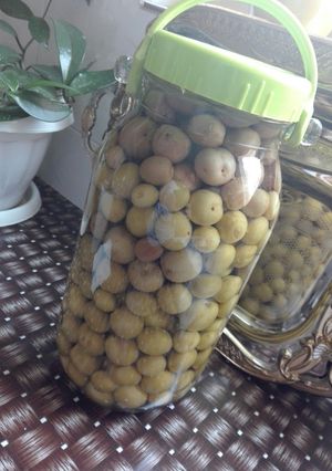 عکسی از دستور ترشی آلوچه