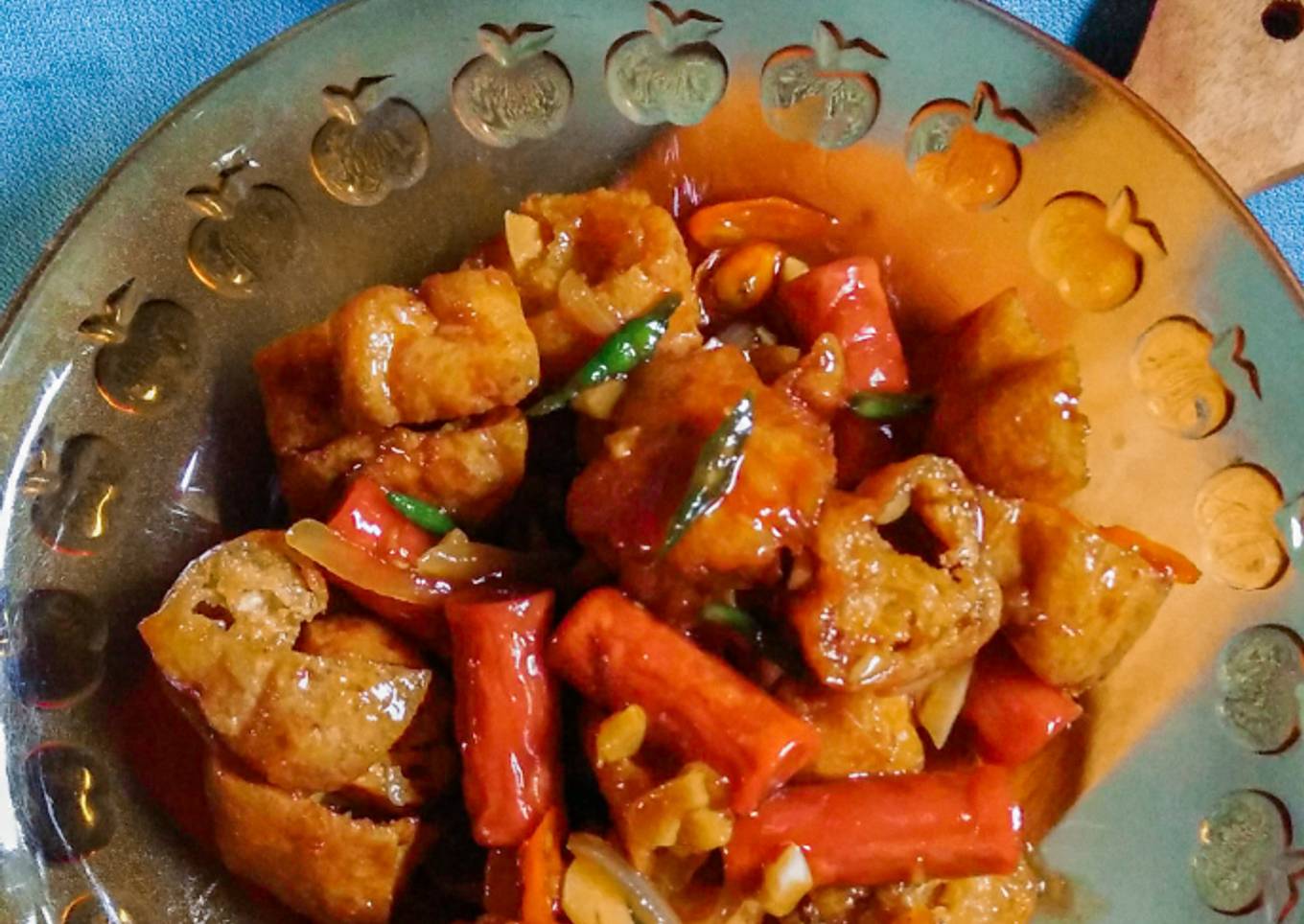 Tahu Sosis Saus Tiram