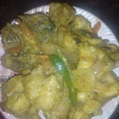 Honey with black pepper chicken A picture of Honey with black pepper chicken.