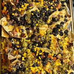 A picture of Vegetable Nachos.