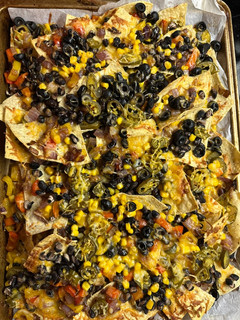 A picture of Vegetable Nachos.