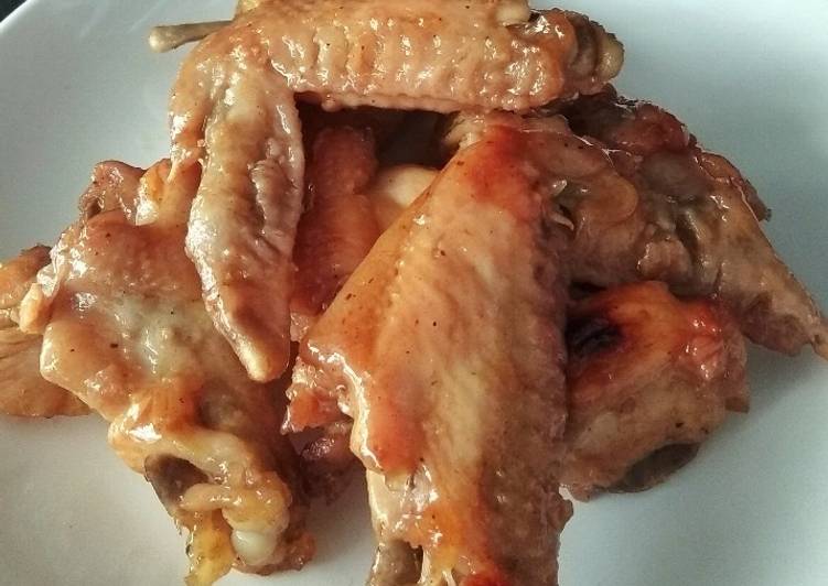 Baked Chicken Wings Honey BBQ
