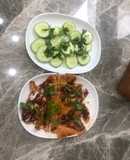 Mực ngò một nắng