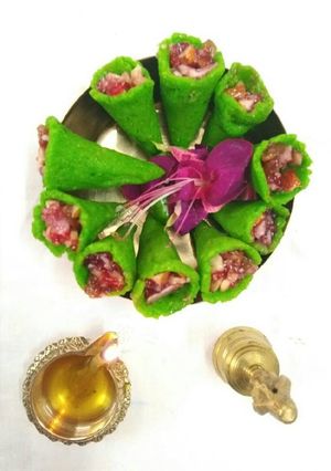 A picture of Kaju ke paan.
