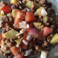A picture of Rawa chaat.