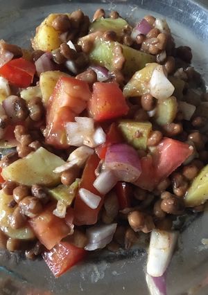 A picture of Rawa chaat.