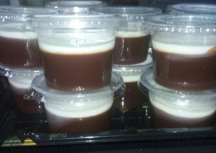 Resep Puding Coklat dengan Vla (Lagi), Bisa Manjain Lidah